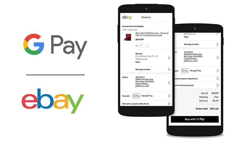 eBay Google Pay