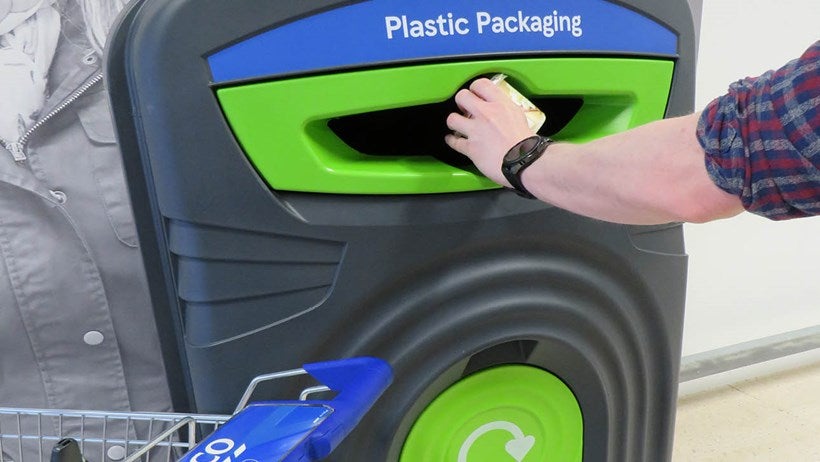 Tesco trials new recycling technology for plastic packaging