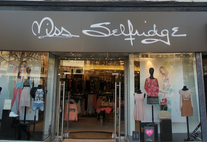 Miss Selfridge flagship store