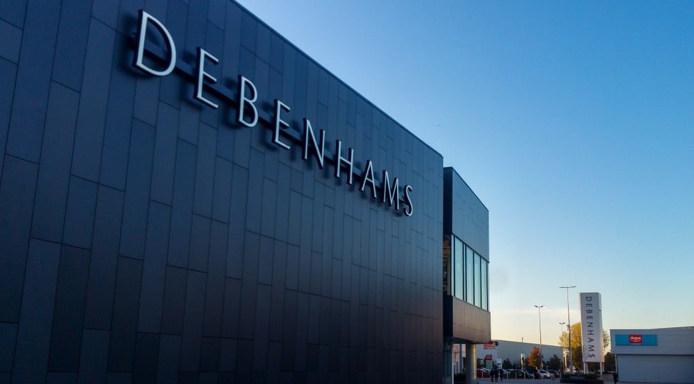 Debenhams' store closures