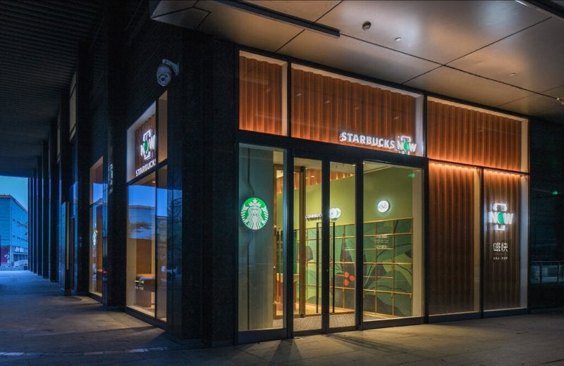 First Starbucks Now store opens in Beijing, China