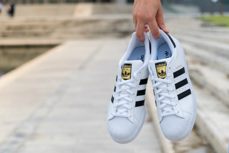 Futurecraft.Loop recyclable shoe is made of thermoplastic polyurethane