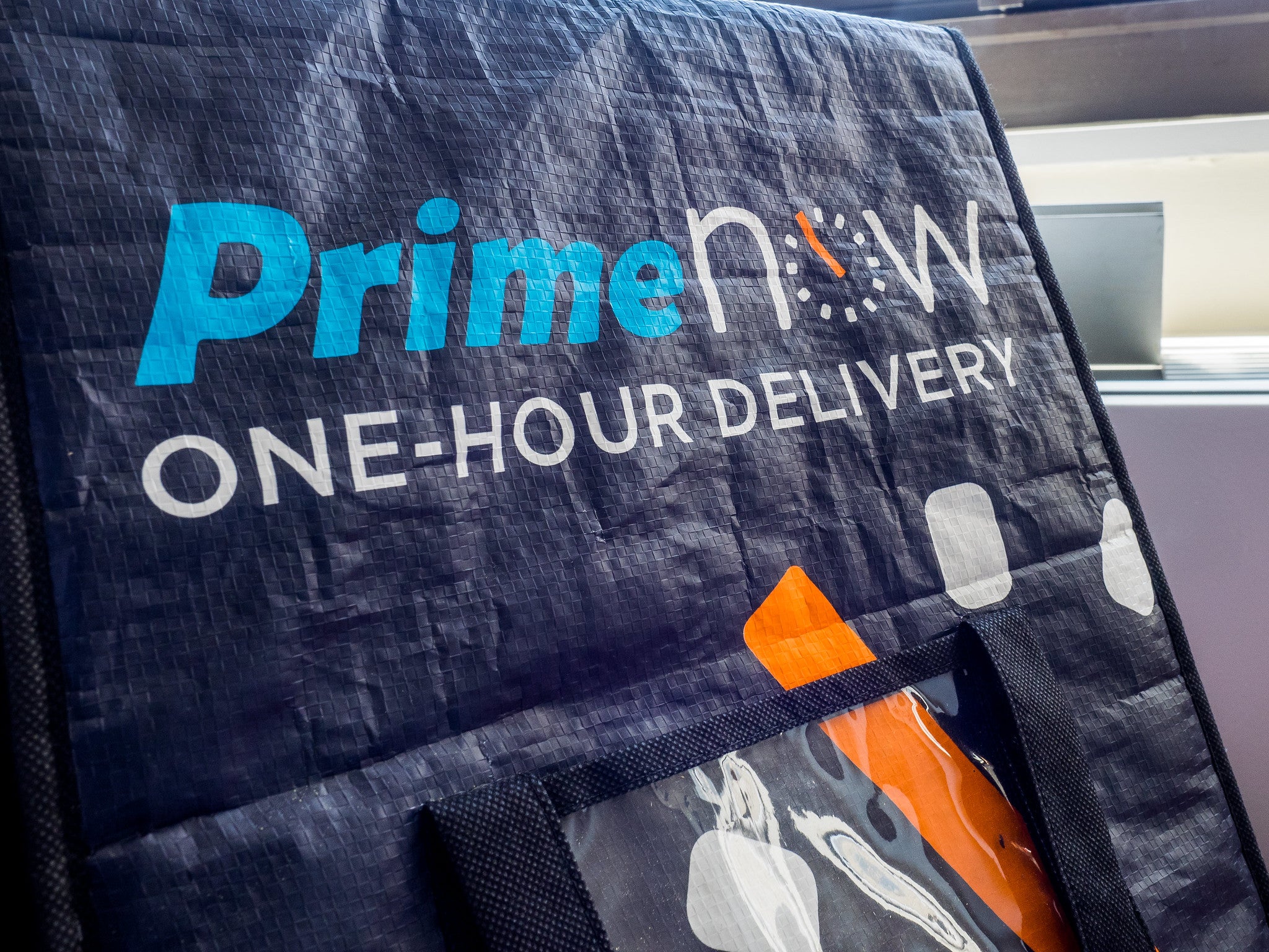 Amazon Prime Now delivery bag