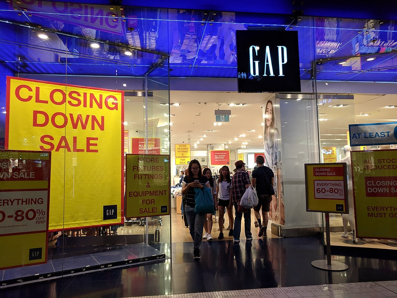 Gap planning to close 19 stores in the UK and Ireland