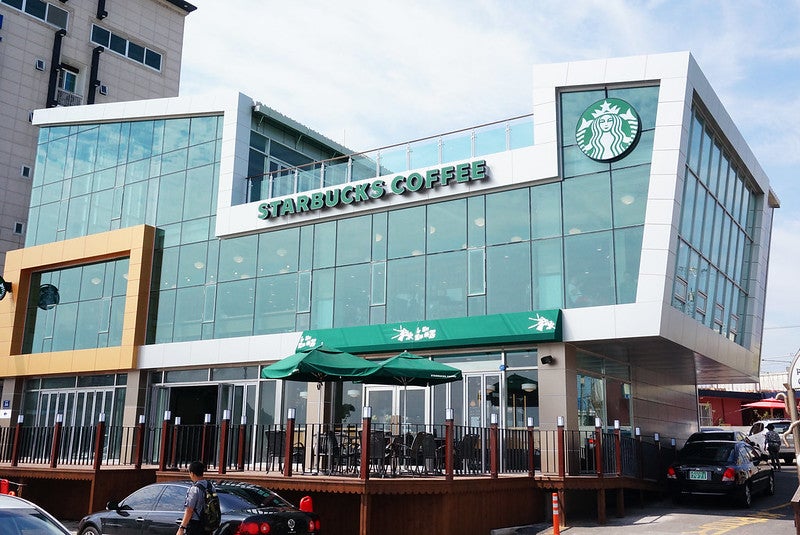 E-Mart Starbucks Korea