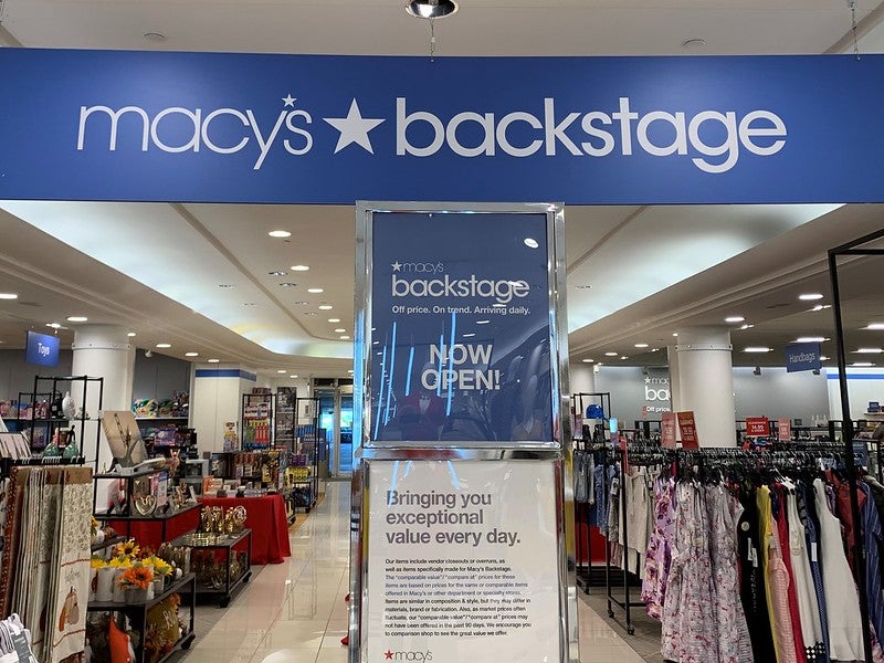 Macy's backstage handbags deals