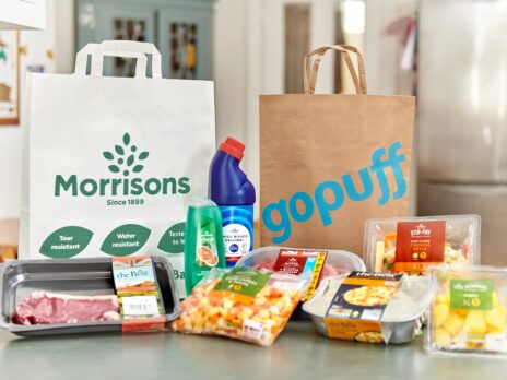 Morrisons and Gopuff partner to offer rapid delivery across UK