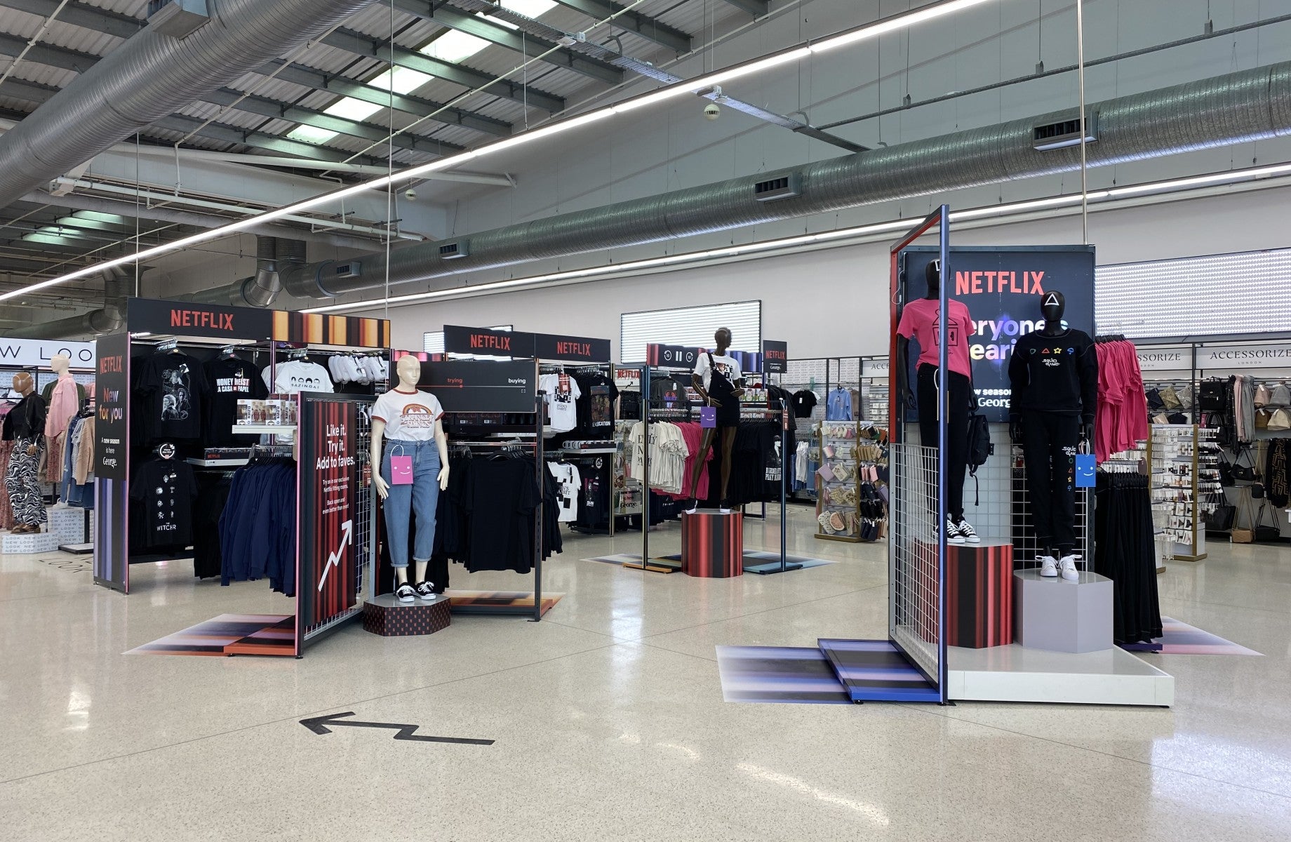 George at Asda and Netflix partner to offer branded products