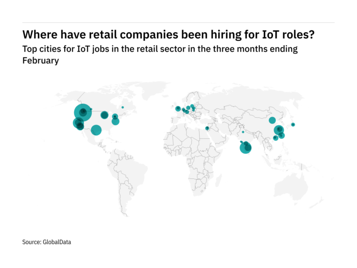 Asia-Pacific is seeing a hiring boom in retail industry IoT roles