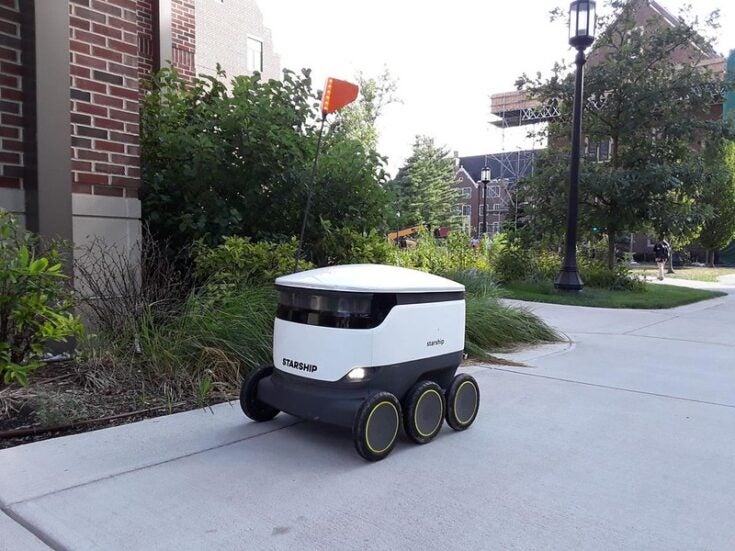 Photo of Starship Technologies and Co-op trial robot grocery delivery