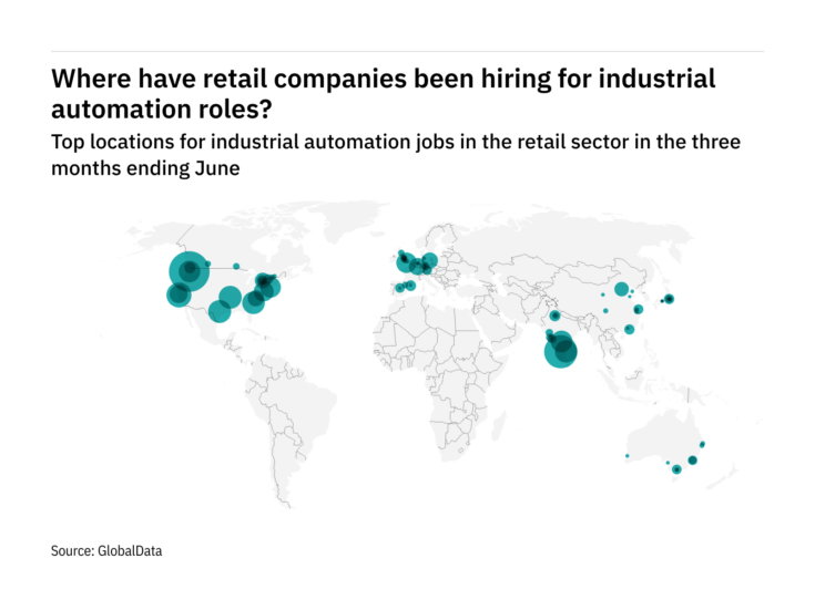 Asia-Pacific is seeing a hiring jump in retail industry industrial automation roles