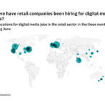 Asia-Pacific is seeing a hiring jump in retail industry digital media roles