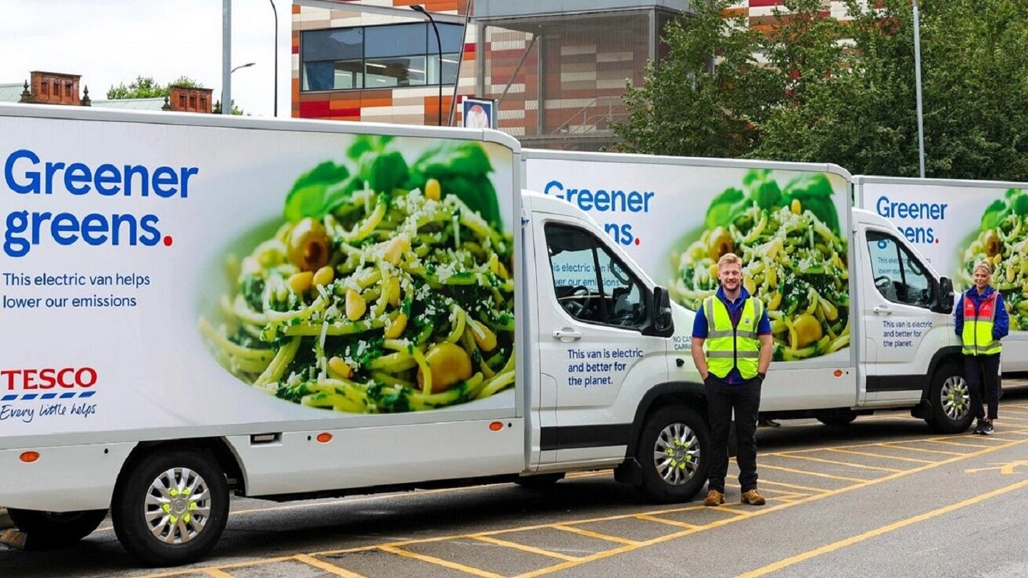 Tesco Launches 500th Electric Home Delivery Van