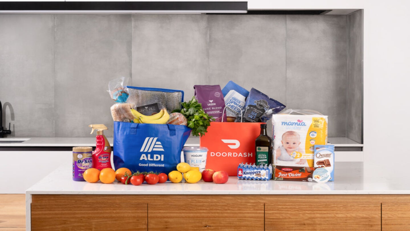 Aldi Australia trials grocery delivery with DoorDash in Canberra