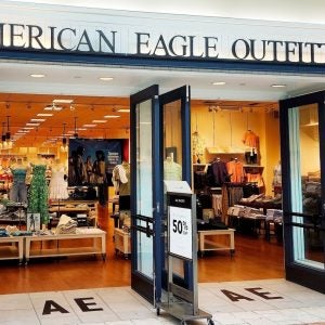American Eagle Outfitters Store in Shopping Mall, Manassas, VA, USA,
