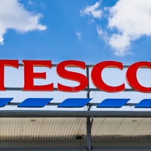 Tesco Supermarket Rooftop Sign